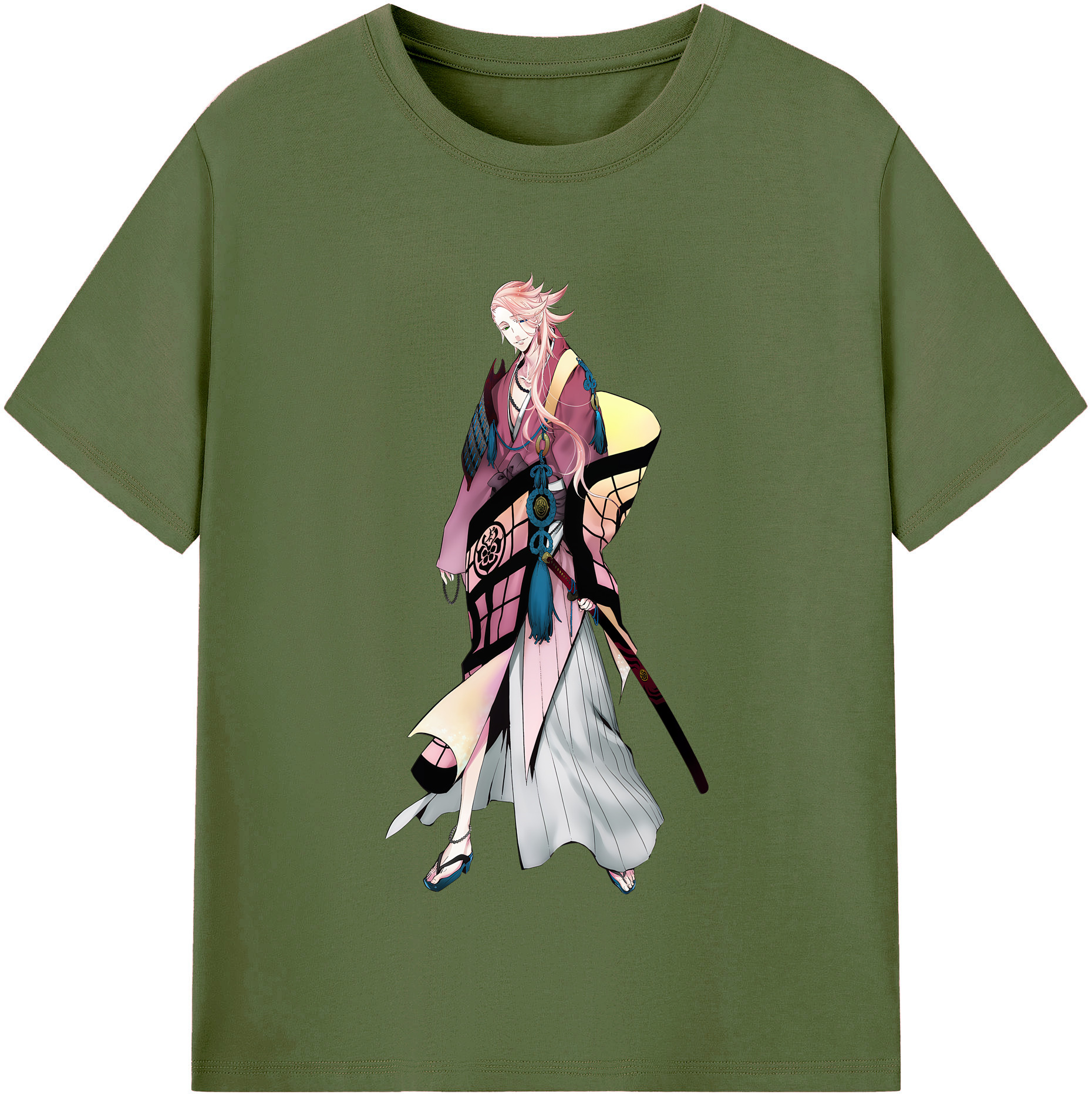 （画像用） 刀剣乱舞 Touken Ranbu 綿100％半袖Tシャツ（フロントプリント）